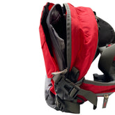 Seyehat Dış Mekan Sporlar için 3 Çeşit Kullanılabilen Su Geçirmez Sırt Bel El Çantası Kırmızı